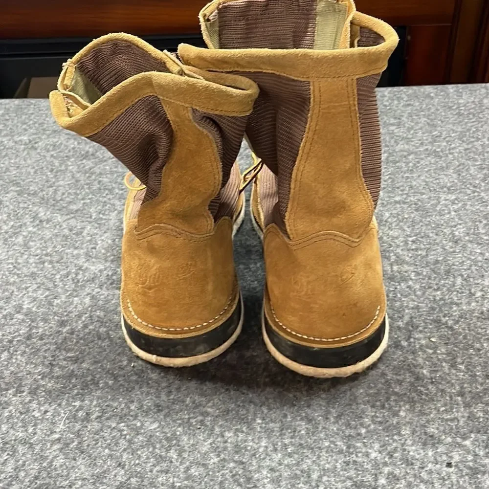 Vintage VTG Danner River Gripper Felt Bottom Fly Fishing Wading Boots Size 7